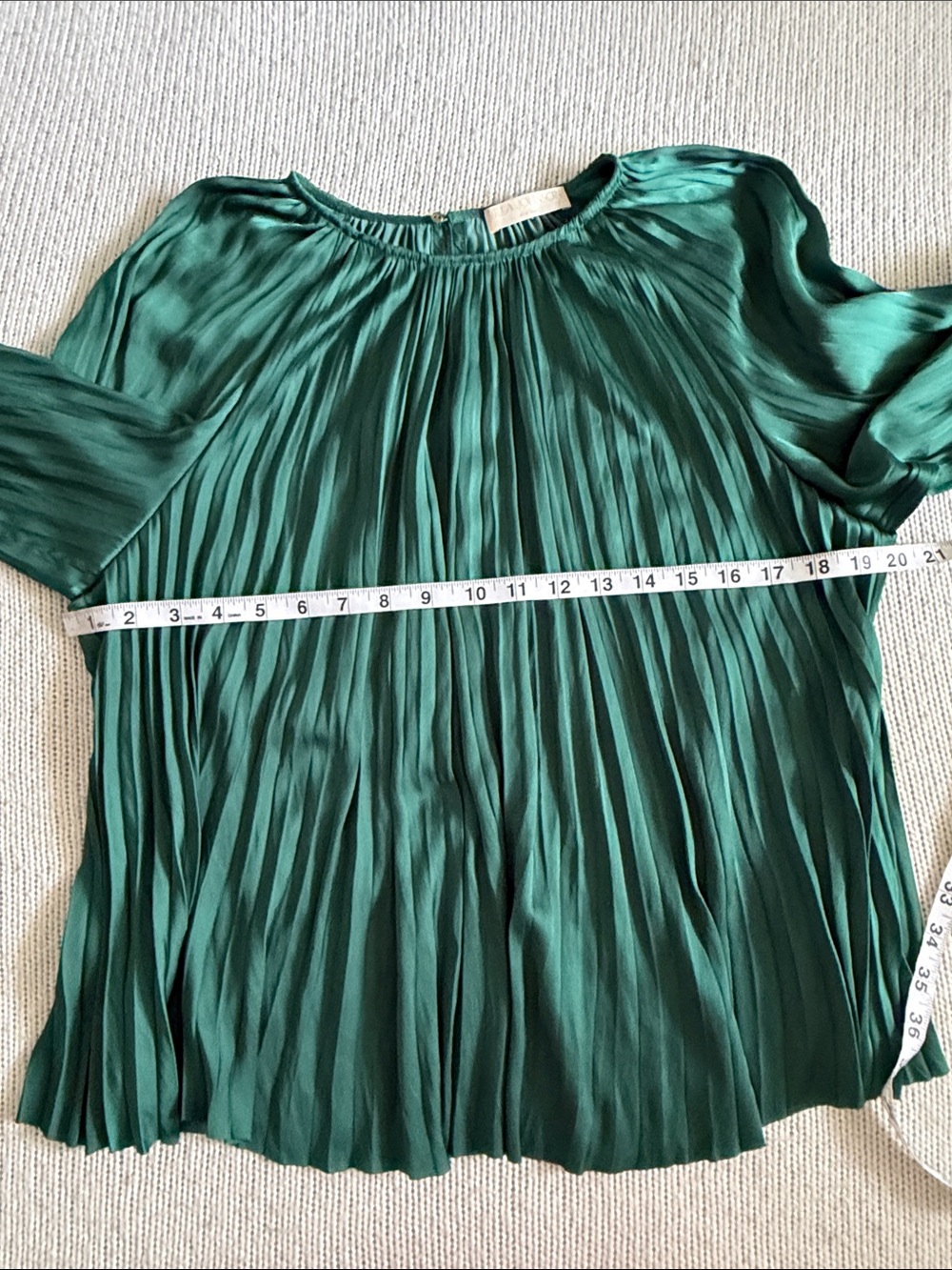 Ulla Johnson Aidy Blouse Emerald Green Size 8 - Picture 7 of 11